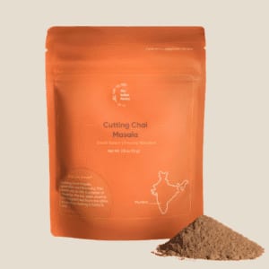 Authentic Cutting Chai Masala for flavorful Indian tea, freshly roasted and perfect for chai lovers. Available at The Indian Pantry for rich, aromatic spice blends.